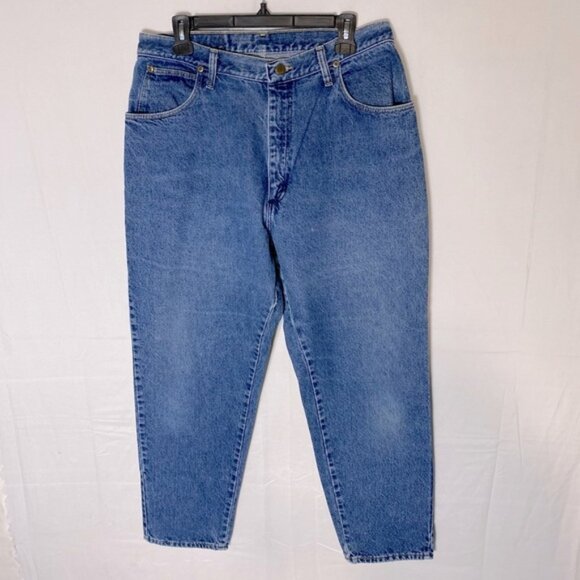 Vintage Wrangler Med Wash Baggy Jeans 16 - Picture 1 of 14